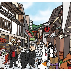 "Cats in Kyoto" postcards set 第3張的照片