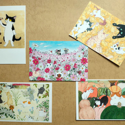 5 Postcards Set for Autumn　秋季明信片套5 第1張的照片