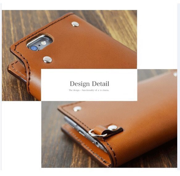 【送料無料】ほぼ全機種製作可能 最高級栃木レザー スマホケース iPhone11 Xperia Android 4枚目の画像