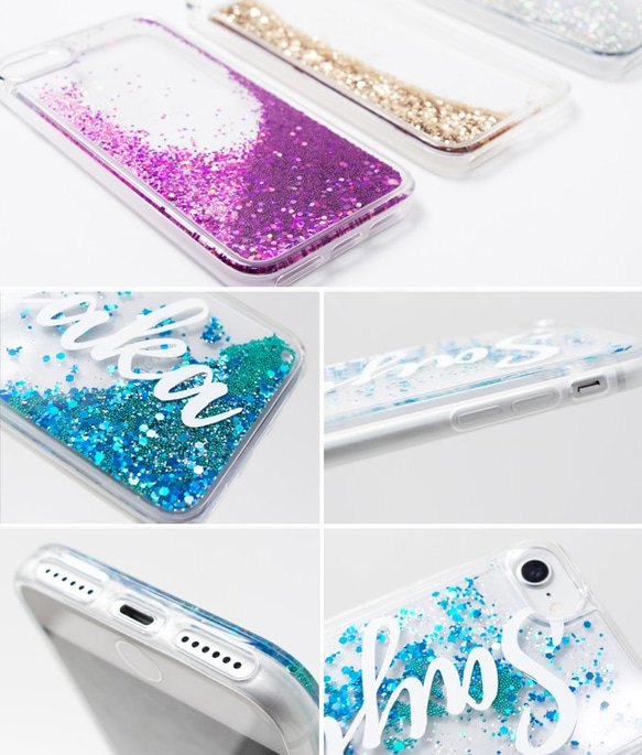 [免費送貨]名為Glitter Case Silicon的耐衝擊iPhoneX iPhone8 iPhone外殼 第2張的照片