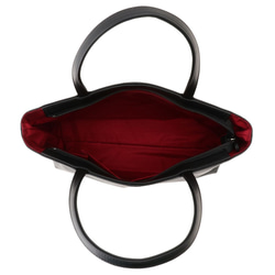 日本製造：「告別肩部僵硬」超輕（約360克）高品質PU皮革手提包，可裝A4文件，黑色 第2張的照片