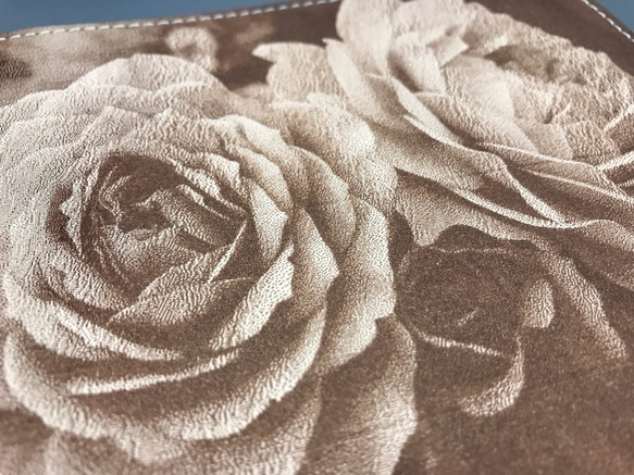 玫瑰玫瑰Nume皮革激光加工鼠標墊，杯墊，還是內飾， 第1張的照片