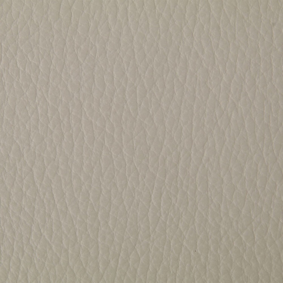 義大利皮革圓形拉鍊長皮夾，縮水皮革，大容量，淺灰色 第6張的照片