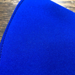 立体マスク 水洗いできるウエットスーツ素材の立体マスク 厚み2mm 繰り返し使える　洗えるマスク Mサイズ ブルー 3枚目の画像