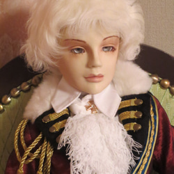 創作ビスクドール アンティーク着物 黒髪の桃色の着物の女の子 その他