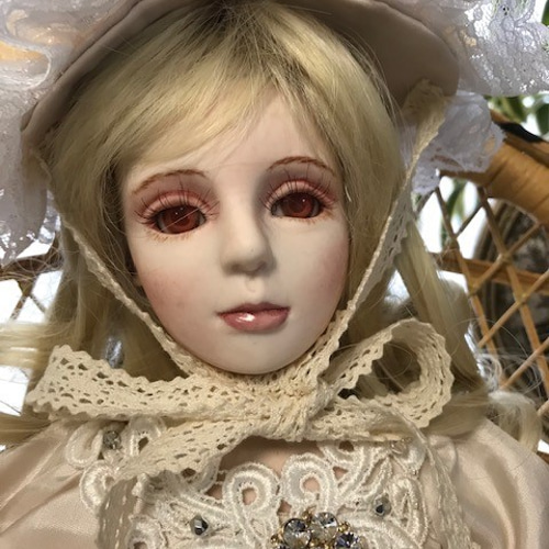 創作ビスクドール 人形白いロングドレスの女の子 その他人形 創作ビスクドール 人形白いロングドレスの女の子 その他人形