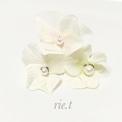 再販3【rie.t】紫陽花のUピン♡3本セット 2枚目の画像