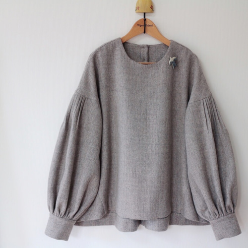 冬☆ウール ブラウス☆ ブラウス Sorriso Vita 泉 通販｜Creema  