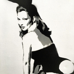 オーダー品）オードリーヘップバーン 背景ティファニブルー 絵画