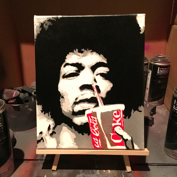 ジミヘンxCoke　鼻血　on Canvas 2枚目の画像