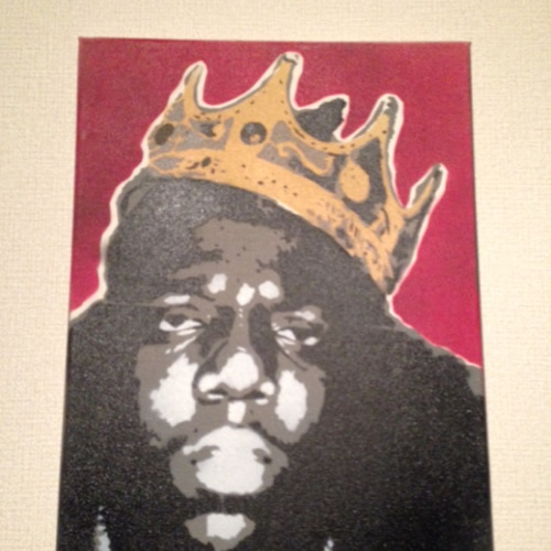 The Notorious B.I.G. 油絵