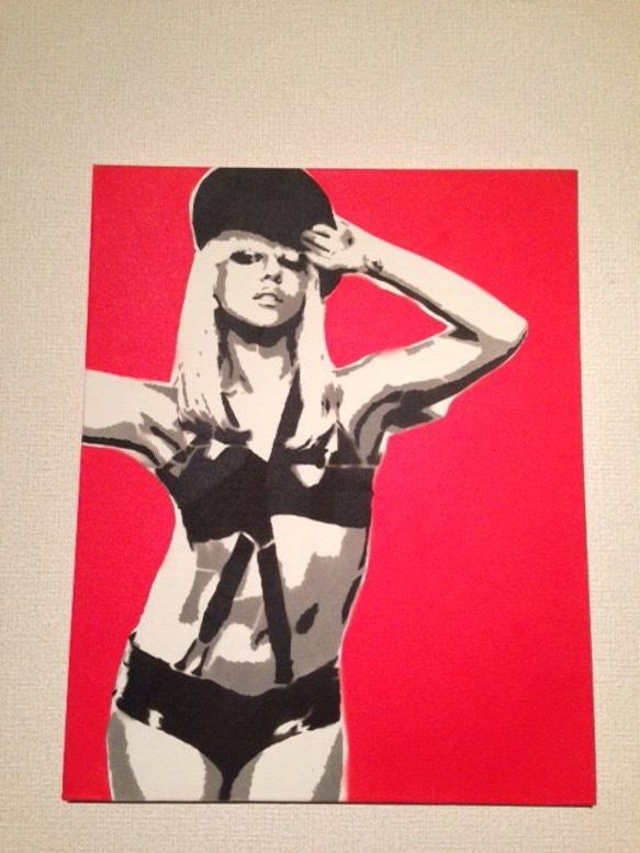 絵画/【Lady GG】 lady gaga red 絵画 tatsuki 通販 353270｜Creema(クリーマ)