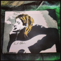 カートコバーン タバコ 金髪 絵画 tatsuki 通販 492418｜Creema(クリーマ)