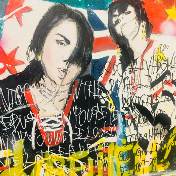 krewella 60/60cm on canvas 3枚目の画像