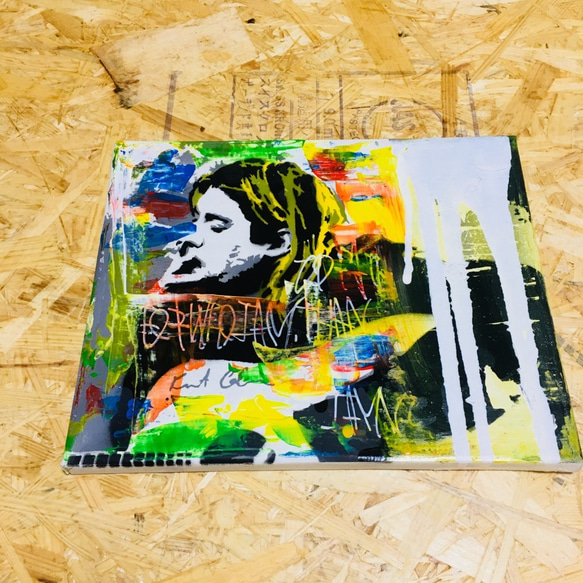 カートコバーン Nirvana キャンバス難あり 絵画 tatsuki 通販