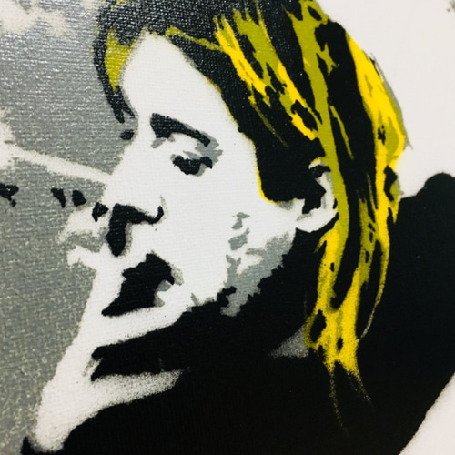 【★安心の定価販売★】 絵、両面に描かれています。カートコバーン （カート・コバーン 絵画