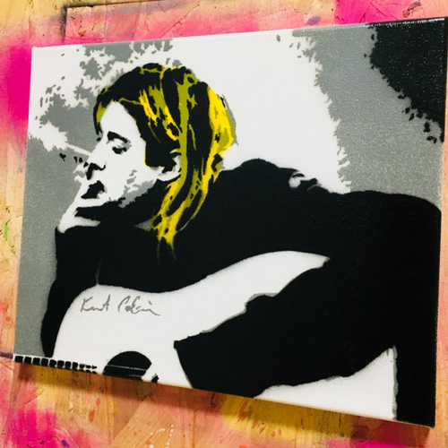 カートコバーン　油絵　アート 71ByPUMqFQL._UF350,350_QL80_.jpg