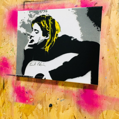 カートコバーン　油絵　アート カートコバーン Nirvana 絵画 tatsuki 通販 692674｜Creema(クリーマ)