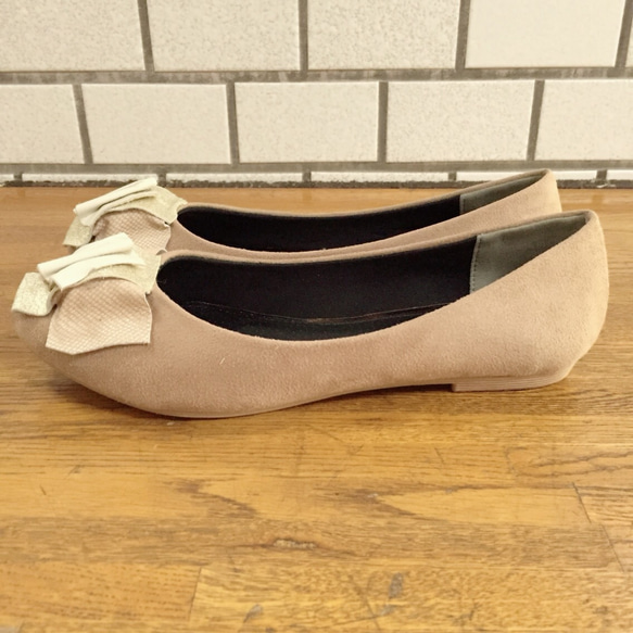 --- gaju flat shoes --- 試作品 23.5 2枚目の画像