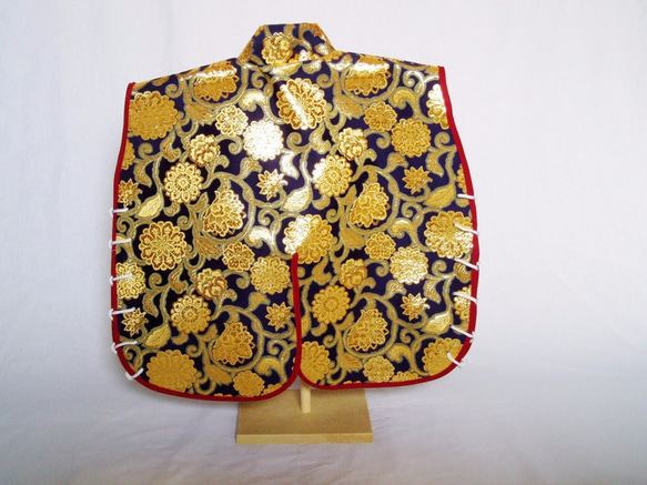 端午の節句　陣羽織、金襴兜、鉢巻セット　NO.1　送料無料 2枚目の画像