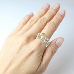 Petit Petit Spiral Ring (Green) 第4張的照片