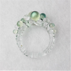 Petit Petit Spiral Ring (Green) 第5張的照片