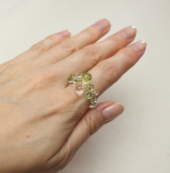 Petiti Petit Spiral Ring (Lime Clear) 第4張的照片