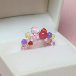 Petit Petit Spiral ring (Pink) 第2張的照片