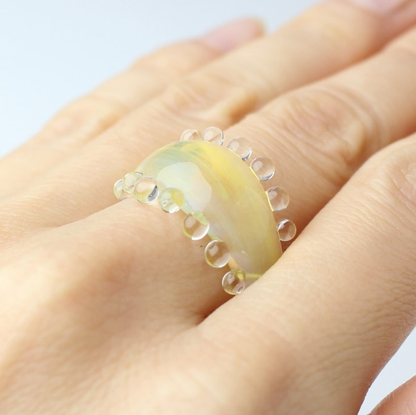 Petiti Petit race Ring (Opal Yellow) 第1張的照片