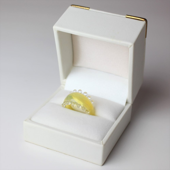 Petiti Petit race Ring (Opal Yellow) 第4張的照片