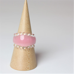 Petiti Petit Race Ring (Milky Pink) 第2張的照片