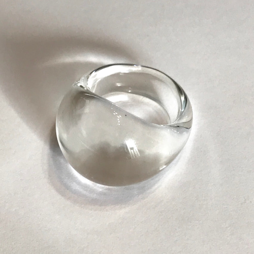 Lalique Charmante ring pink size 53 LALIQUE バラのリング ピンク53#