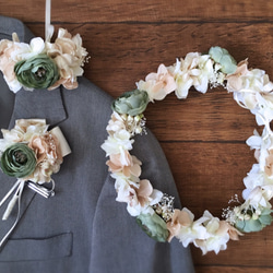 【もる】ブーケ＆ブートニア ヘッドドレス オーダーページ ◇見本88◇オーダー ブーケ リストブーケ ヘッドドレス ブートニア◇