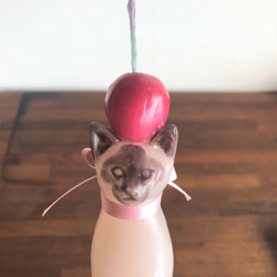 さくらんぼ猫（ピンク） 5枚目の画像