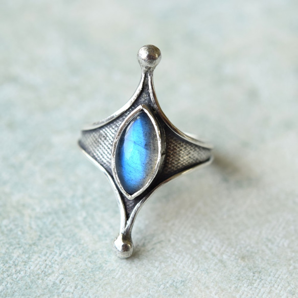 ラブラドライトの指輪 13号 指輪・リング Pakarina 通販 12118089