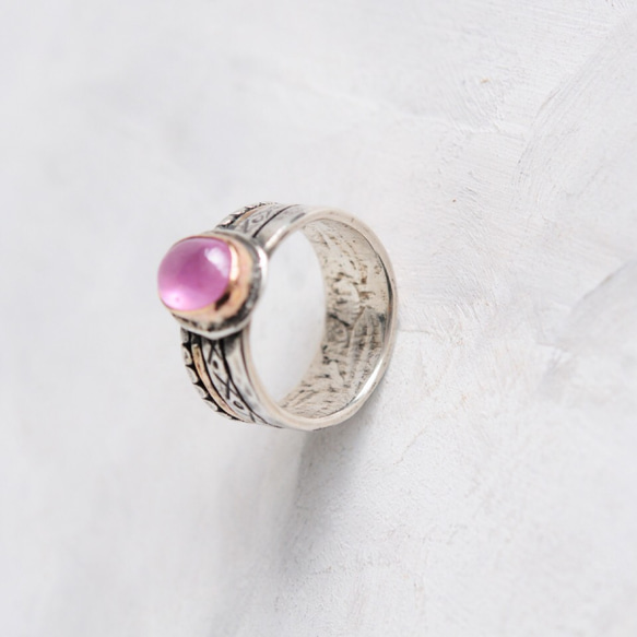 ピンクサファイアの指輪 (受注製作) 2枚目の画像