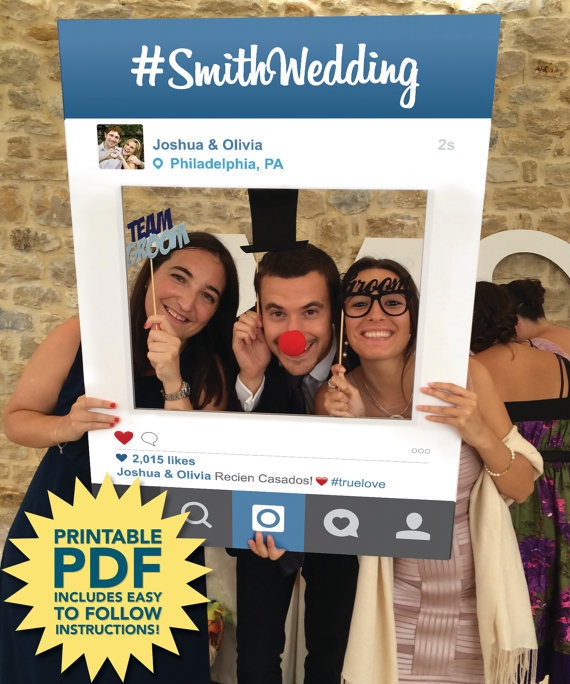 【送料無料】Instagram(インスタグラム)風フォトブースパネル│インスタフレーム フォトプロップス