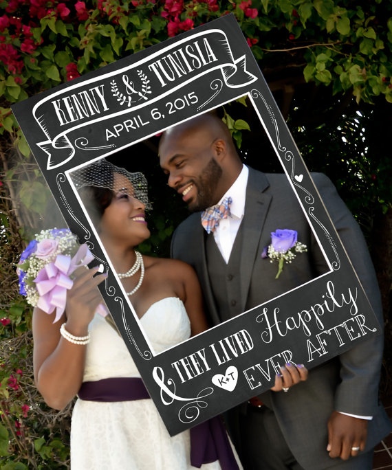 【送料無料♥】黒板(チョークボード)風フォトブースフレーム│チョークボードパネル フォトプロップス チョークアート