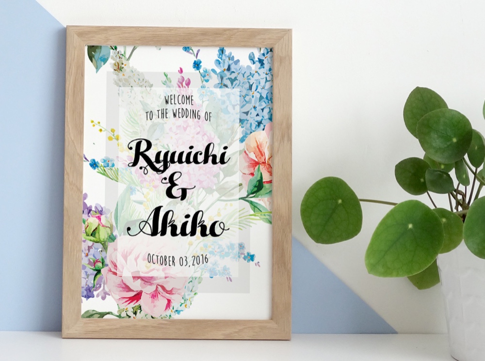 ウエルカムボード　海外ウェディング風メッセージボード　未使用品 a92930b9ff6d8c572e496af0d69079