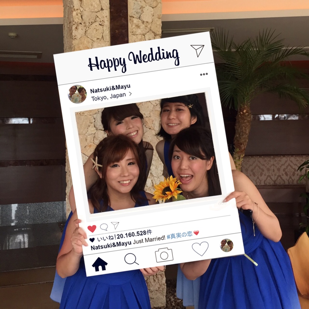 【送料無料】アップデート後Newデザイン♫新インスタグラム風フォトブースフレーム│フォトプロップス Instagram