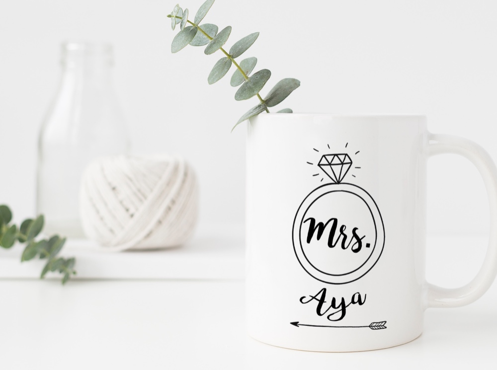 <送料無料> 結婚祝い ペア マグカップ【結婚指輪】│ウェディング 結婚祝い 結婚記念日