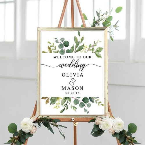 ☆ウェルカムボード【Garden Greens】│結婚式 結婚祝い ウェルカム