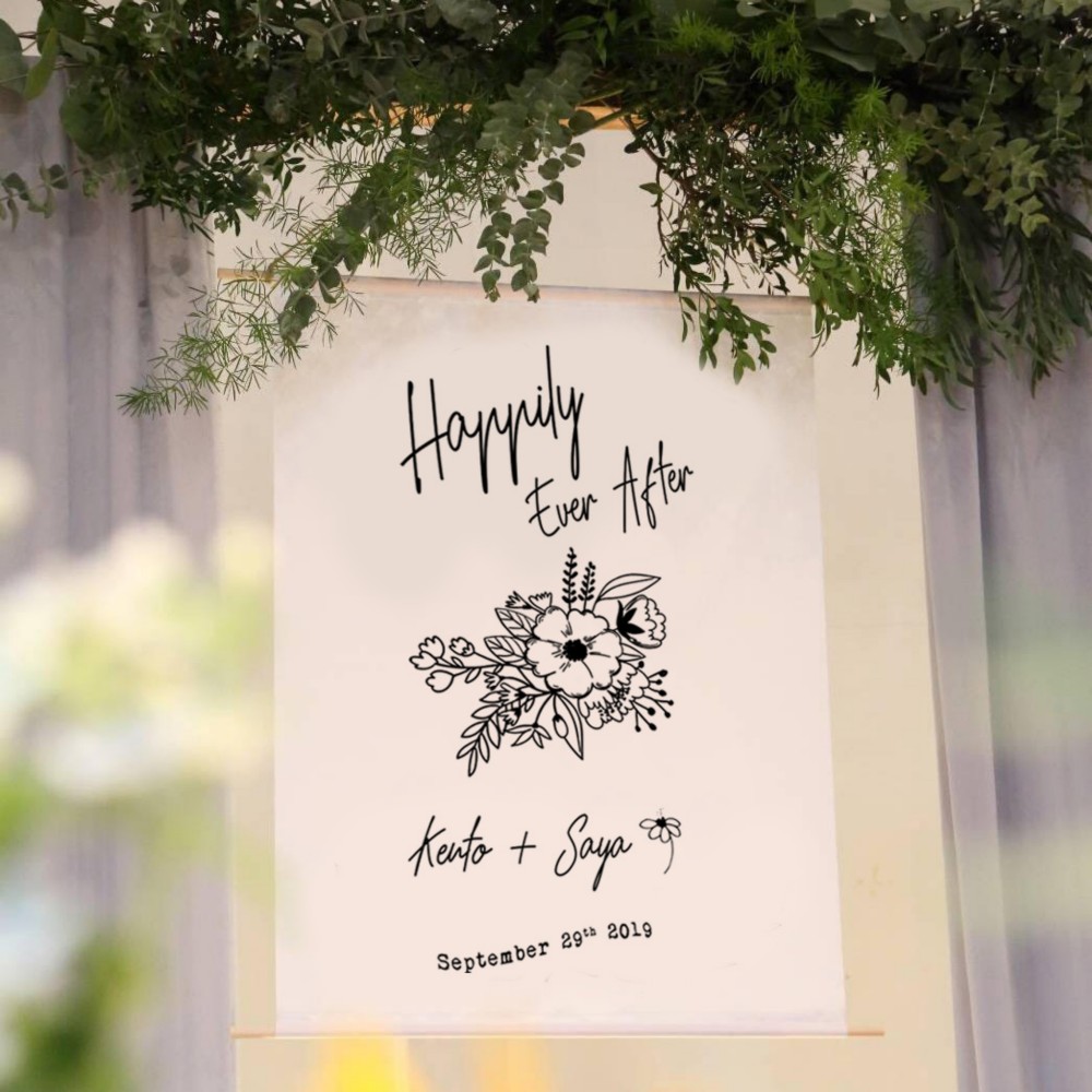 ウェディング タペストリー タペストリー 3枚セット [GALLERY 20] / ウェディング 結婚式