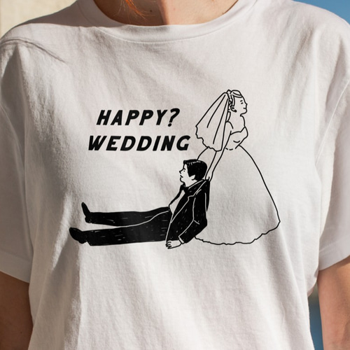 Bride   and  Groom ペア　Tシャツ　ウェディングフォト 送料無料】新郎新婦 ペアTシャツ Bride&Groom │ 結婚