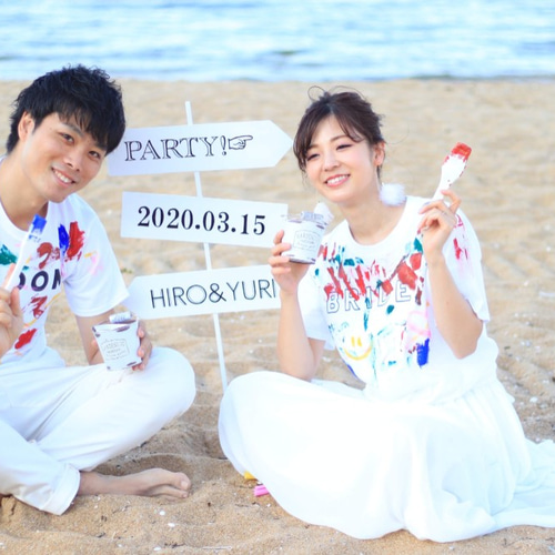 Bride&Groom Tシャツ 2点セット │ 結婚 ウェディング 新郎新婦 その他
