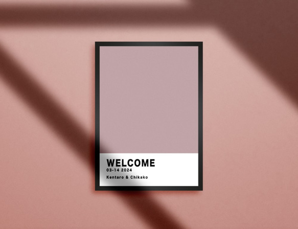 PANTONE ウェルカムボード │パントンカラー PANTONEポスター 3枚目の画像