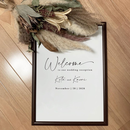 シンプルウェルカムボード │ウェディング 結婚式 ウェルカム