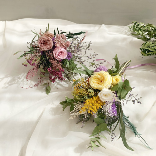 誕生日祝い】誕生花とお名前をお入れしてお作りするオリジナルフラワー