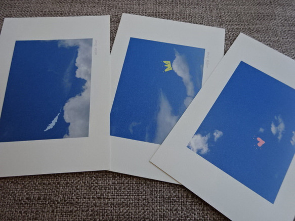 ～ 空からの贈り物 (３つの物語) ～ ポストカード3枚セット♪ 1枚目の画像