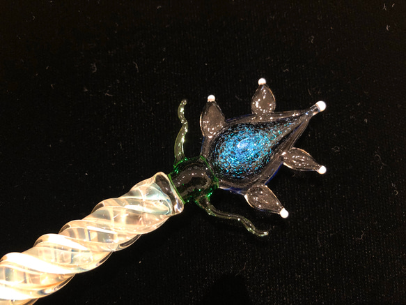 Holy glass pen［聖のガラスペン］※受注製作 2枚目の画像